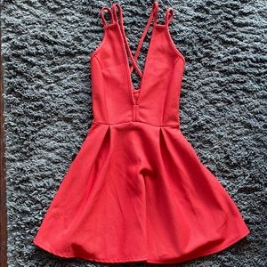 Red Windsor V Neck Dress ✨